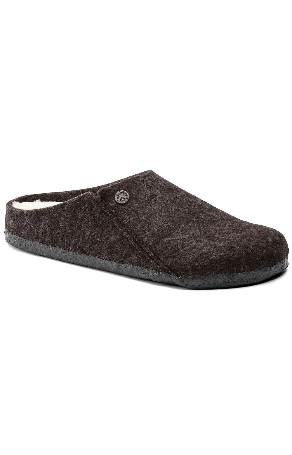 (1016570) Zermatt Shearling Wool Felt Slippers   Mocha