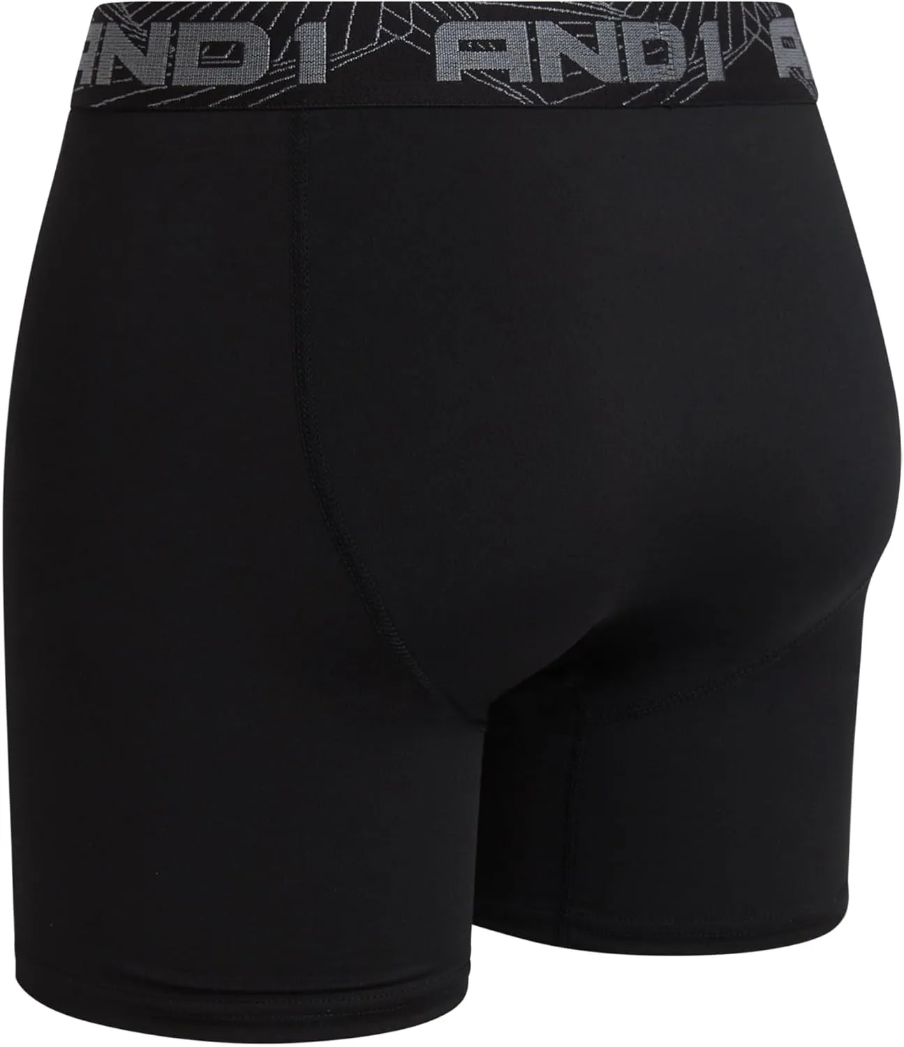 AND1 Mens Boxer Briefs - 6 Pack Stretch Performance Mens Underwear Boxers with Functional Fly Pouch (Sizes: S-3XL)