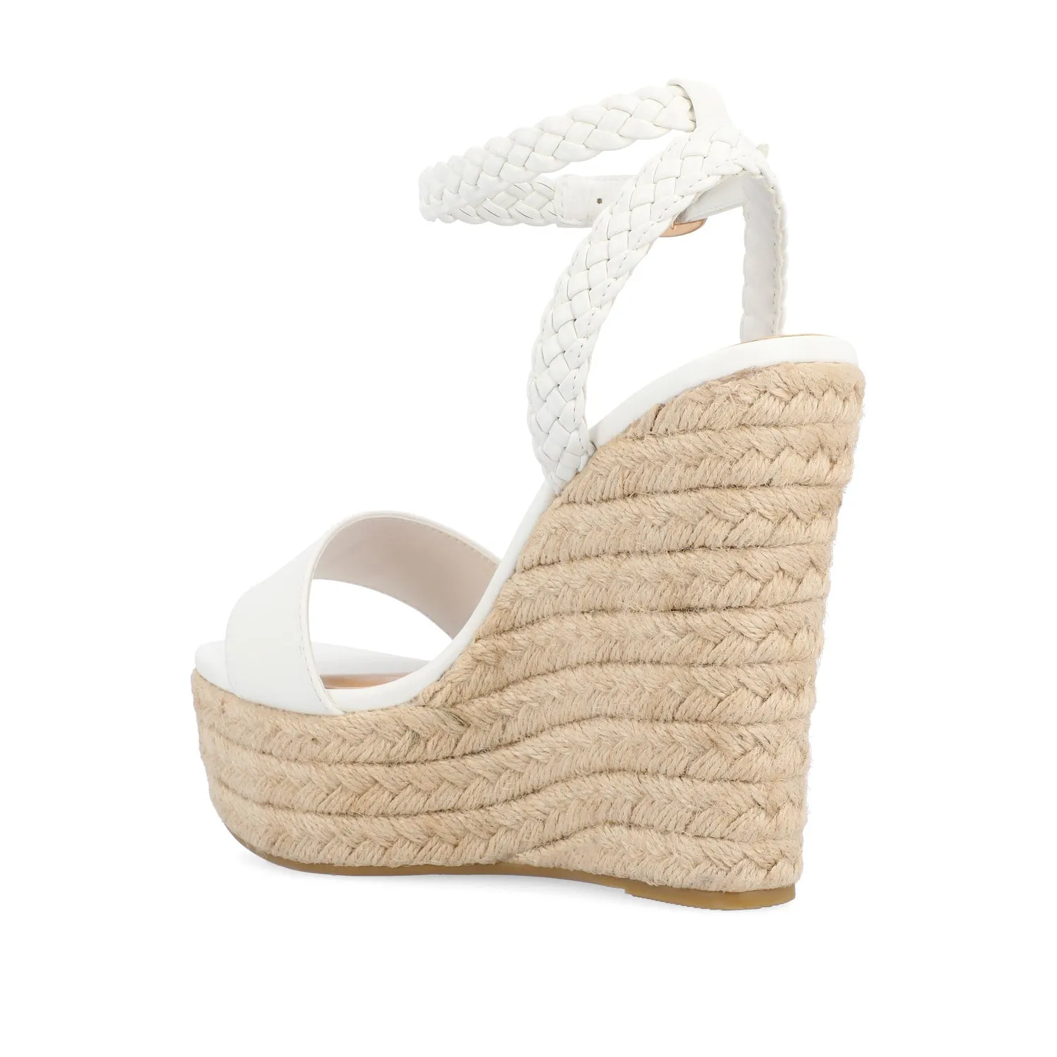 ANDIAH ESPADRILLE WEDGE HEELED SANDALS