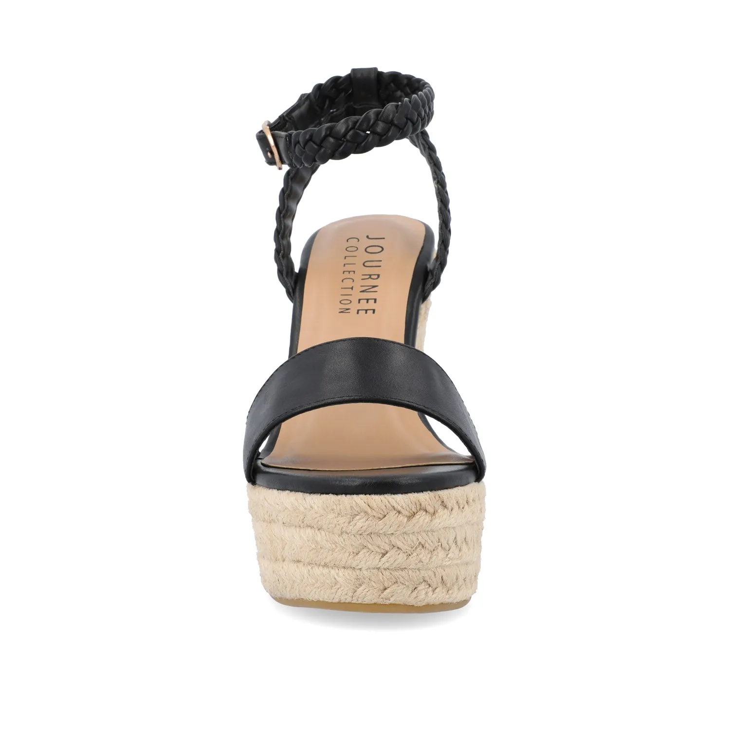 ANDIAH ESPADRILLE WEDGE HEELED SANDALS