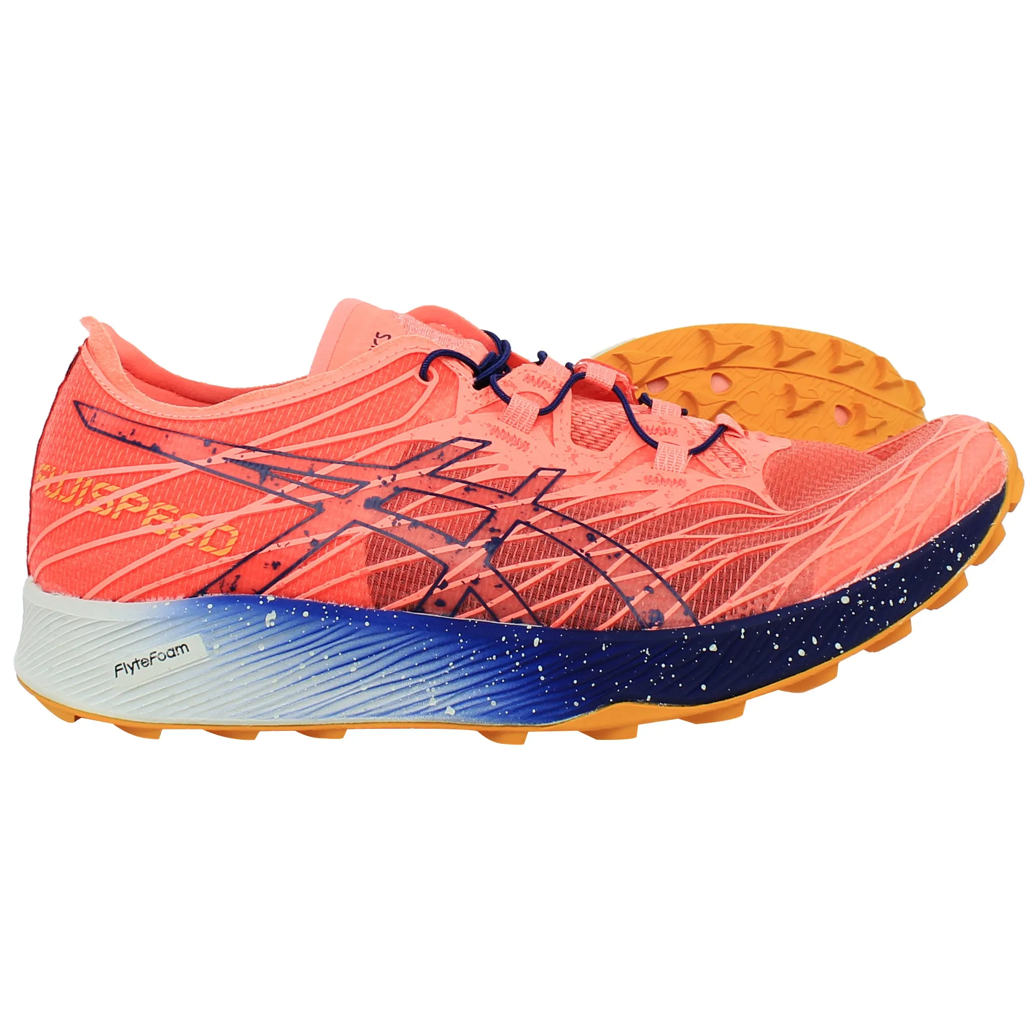 Asics Fujispeed Womens Red Running Shoes