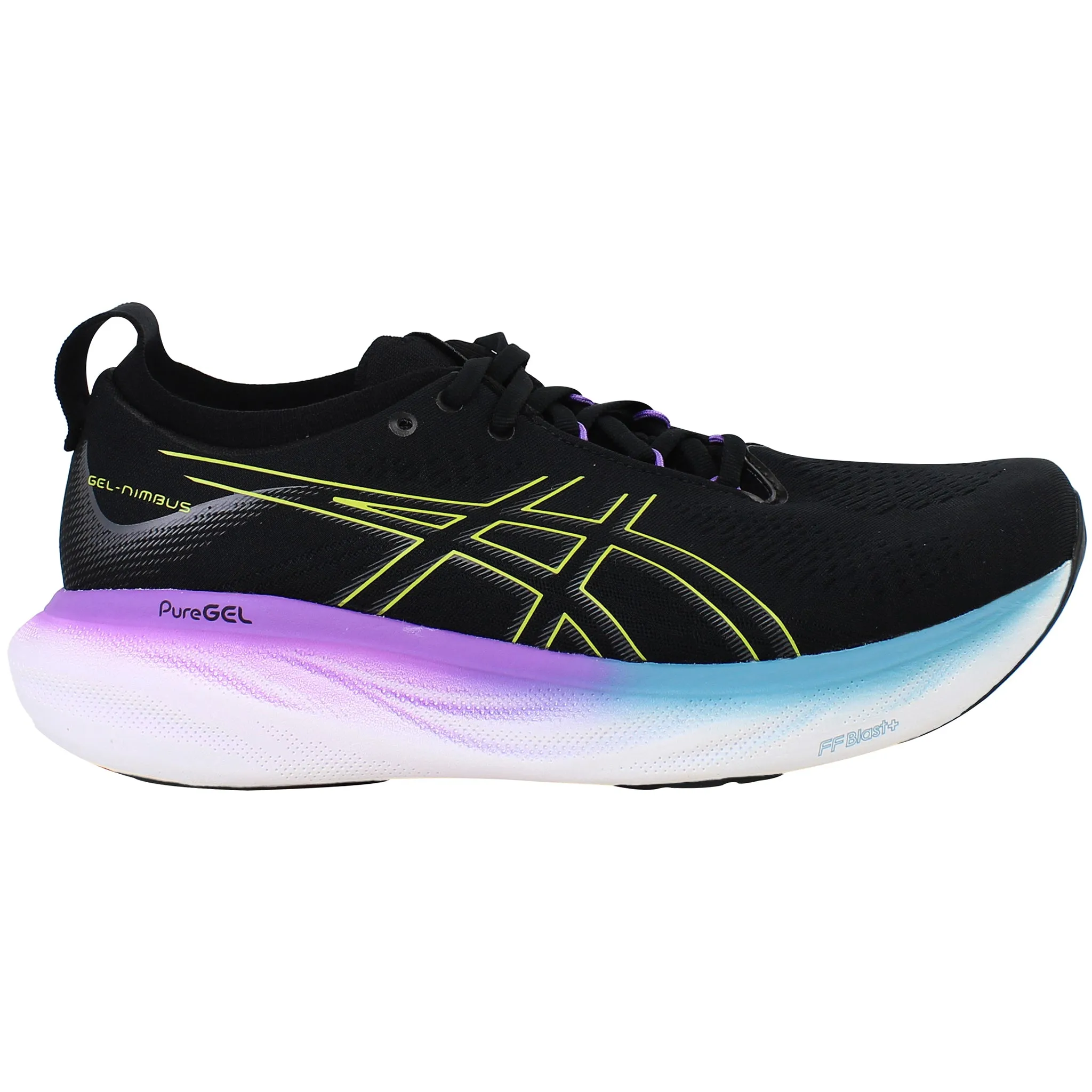 Asics Gel-Nimbus 25 Womens Black Running Shoes