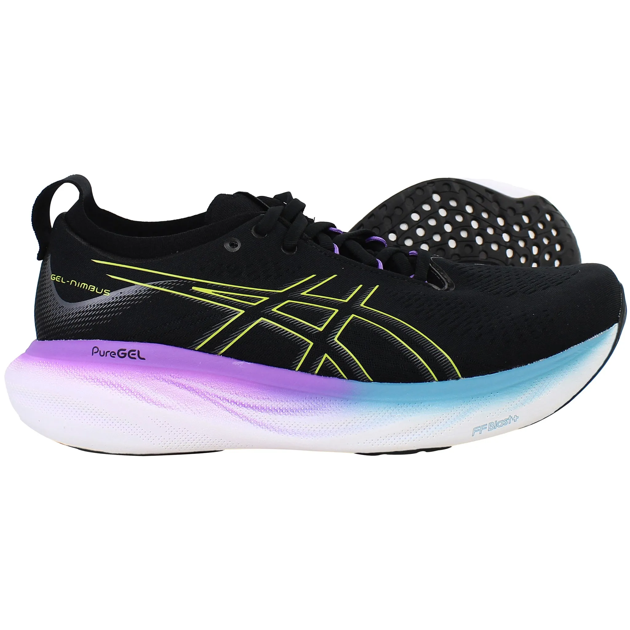 Asics Gel-Nimbus 25 Womens Black Running Shoes