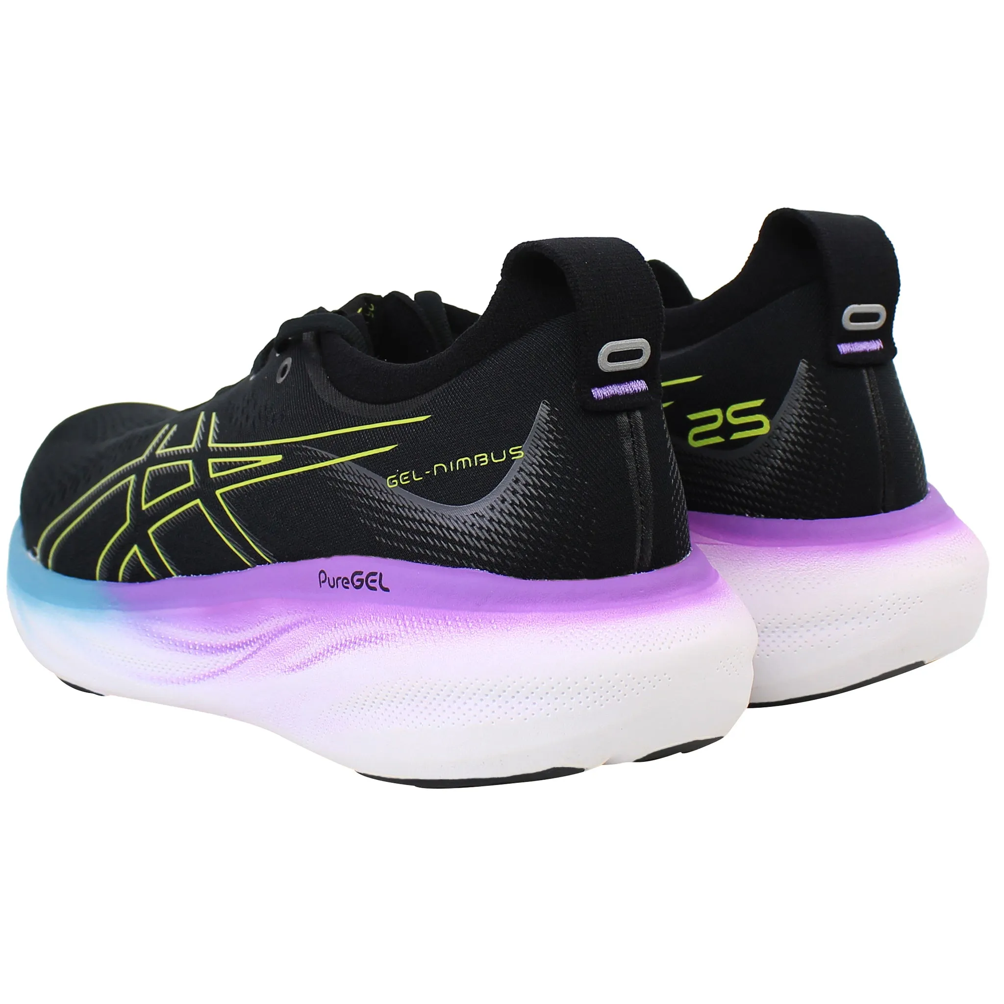 Asics Gel-Nimbus 25 Womens Black Running Shoes