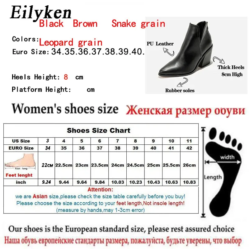 Autumn Winter Women's Casual Western Ankle Boots