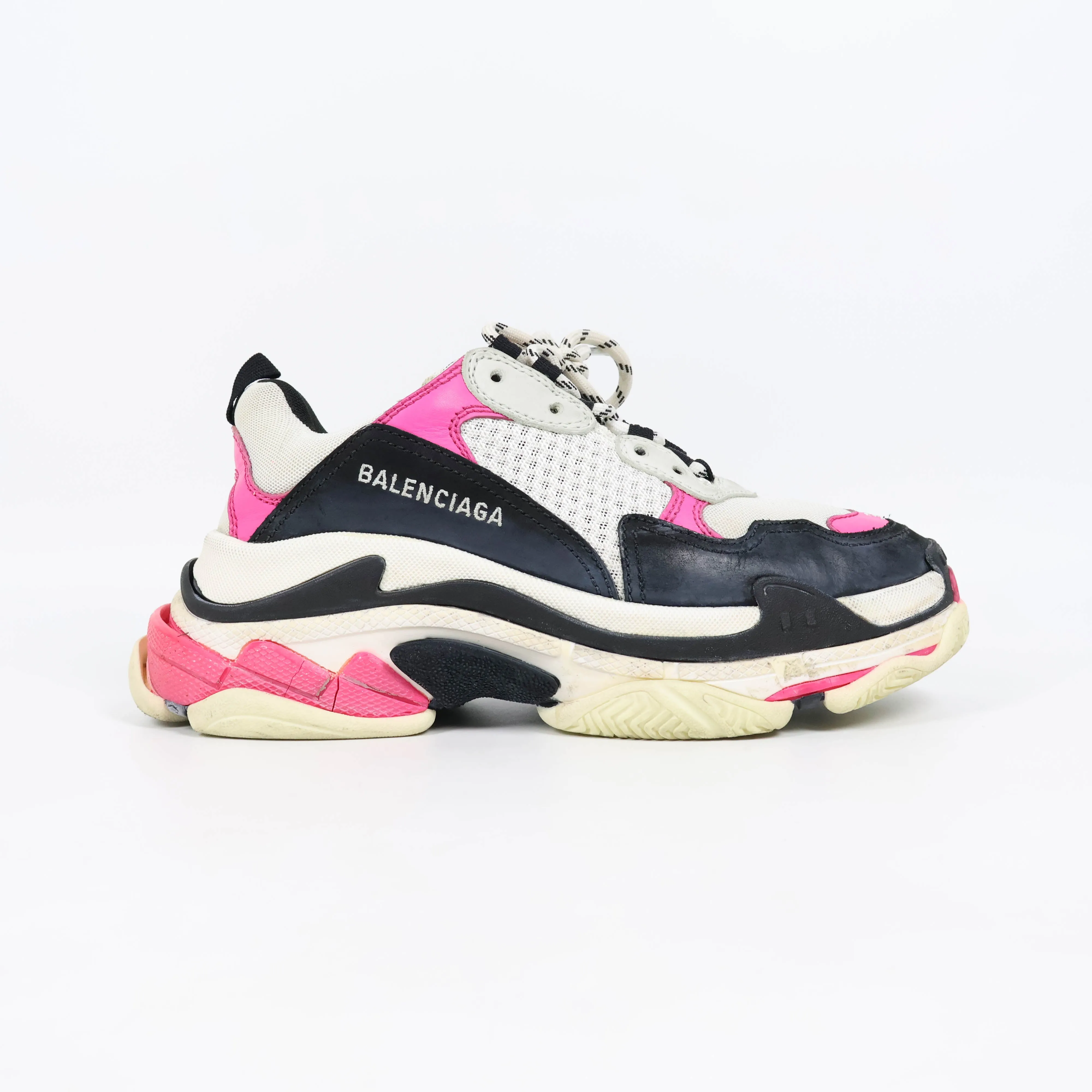 Balenciaga Triple S Black Pink 37