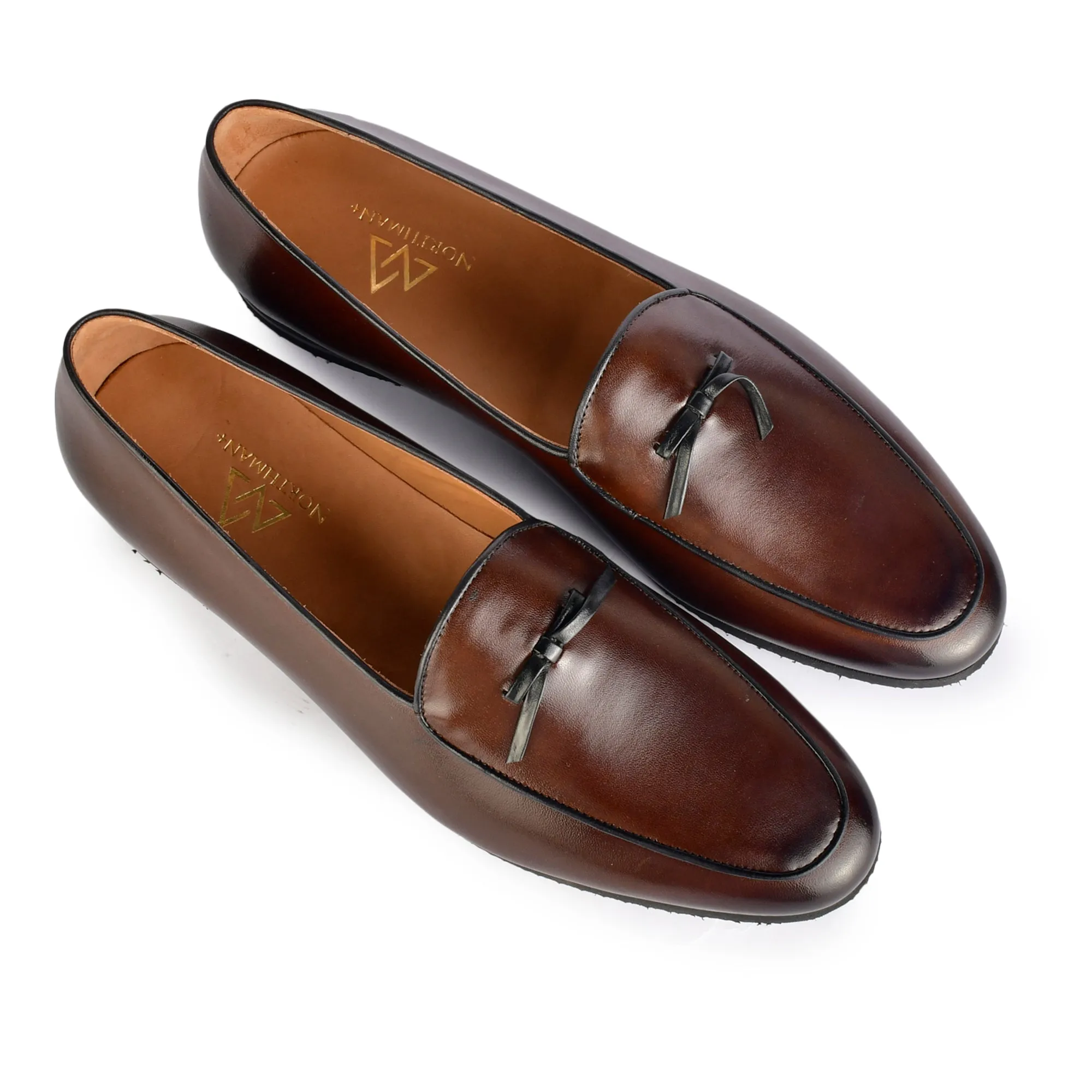 Brown Bowtie Loafers