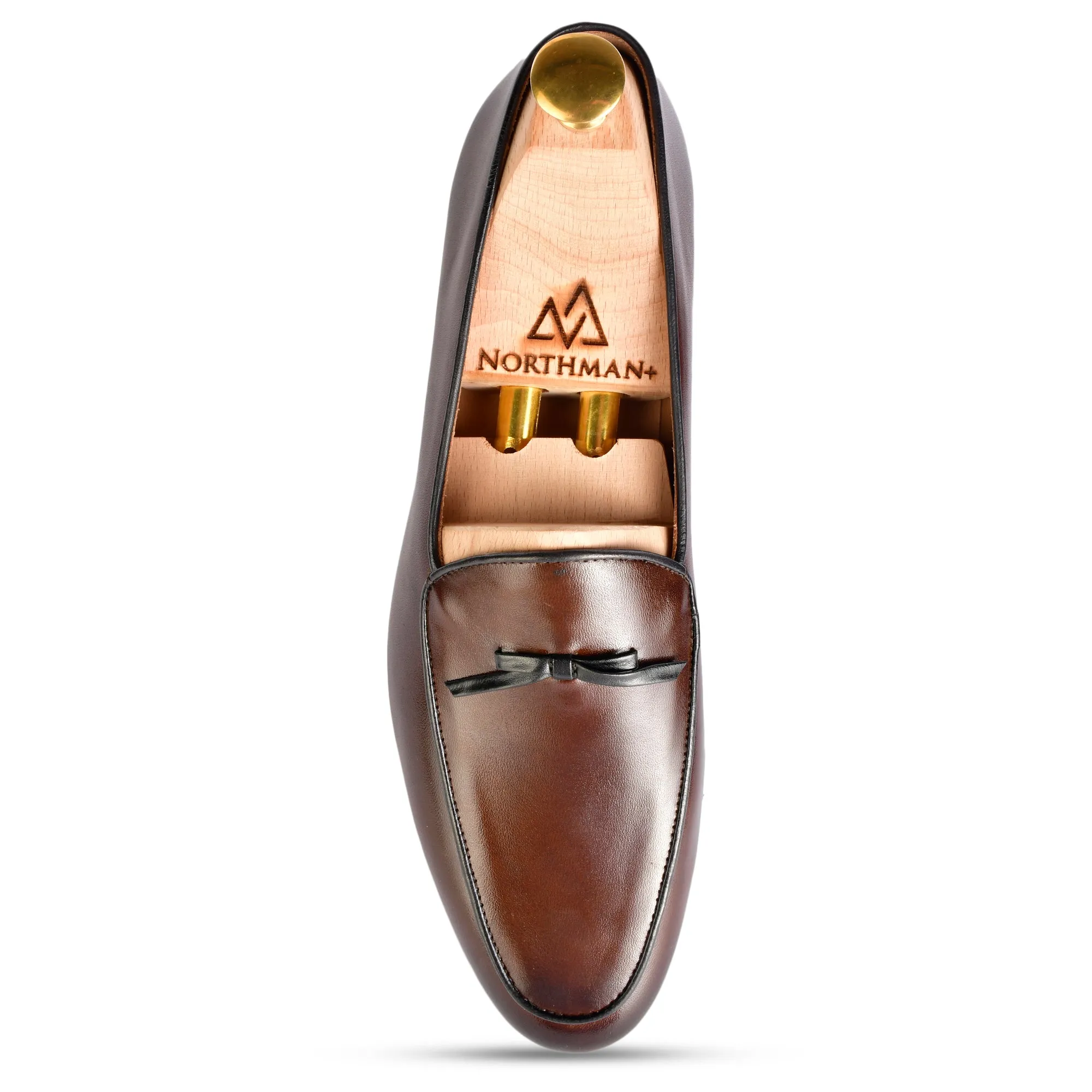 Brown Bowtie Loafers