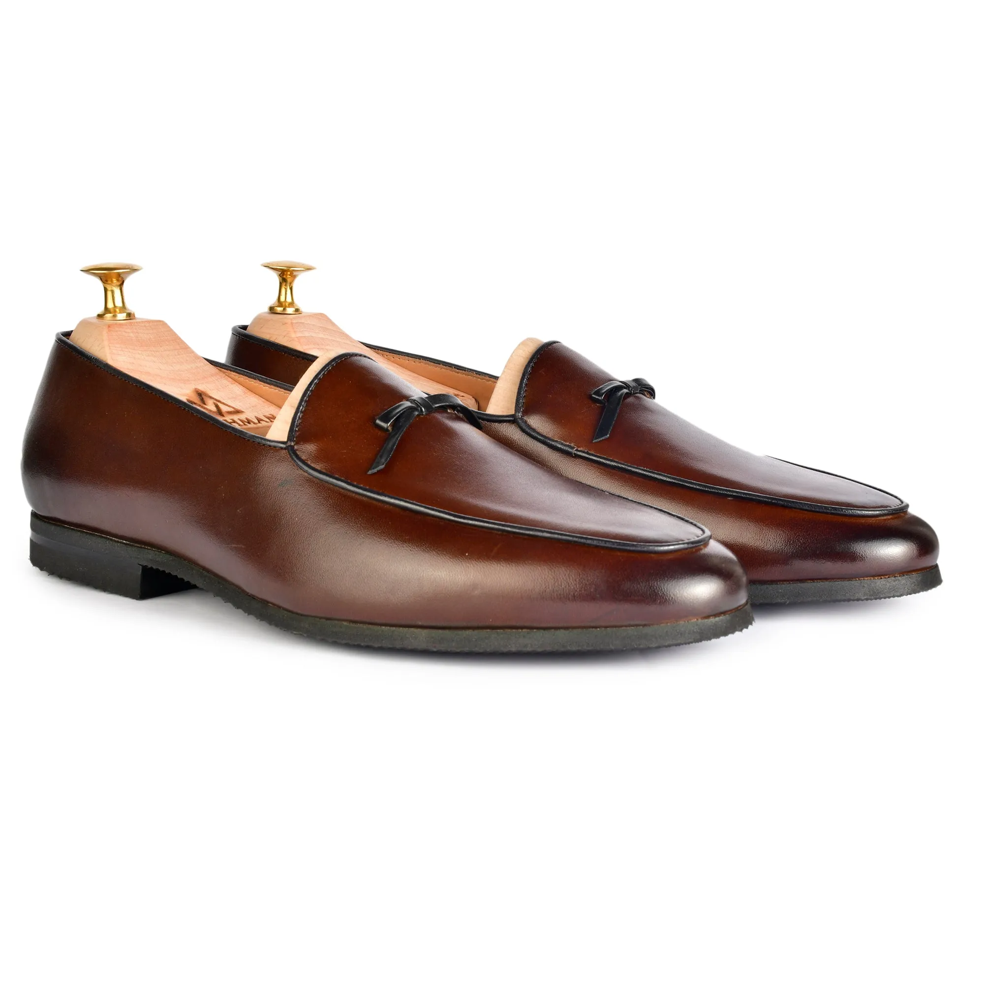 Brown Bowtie Loafers