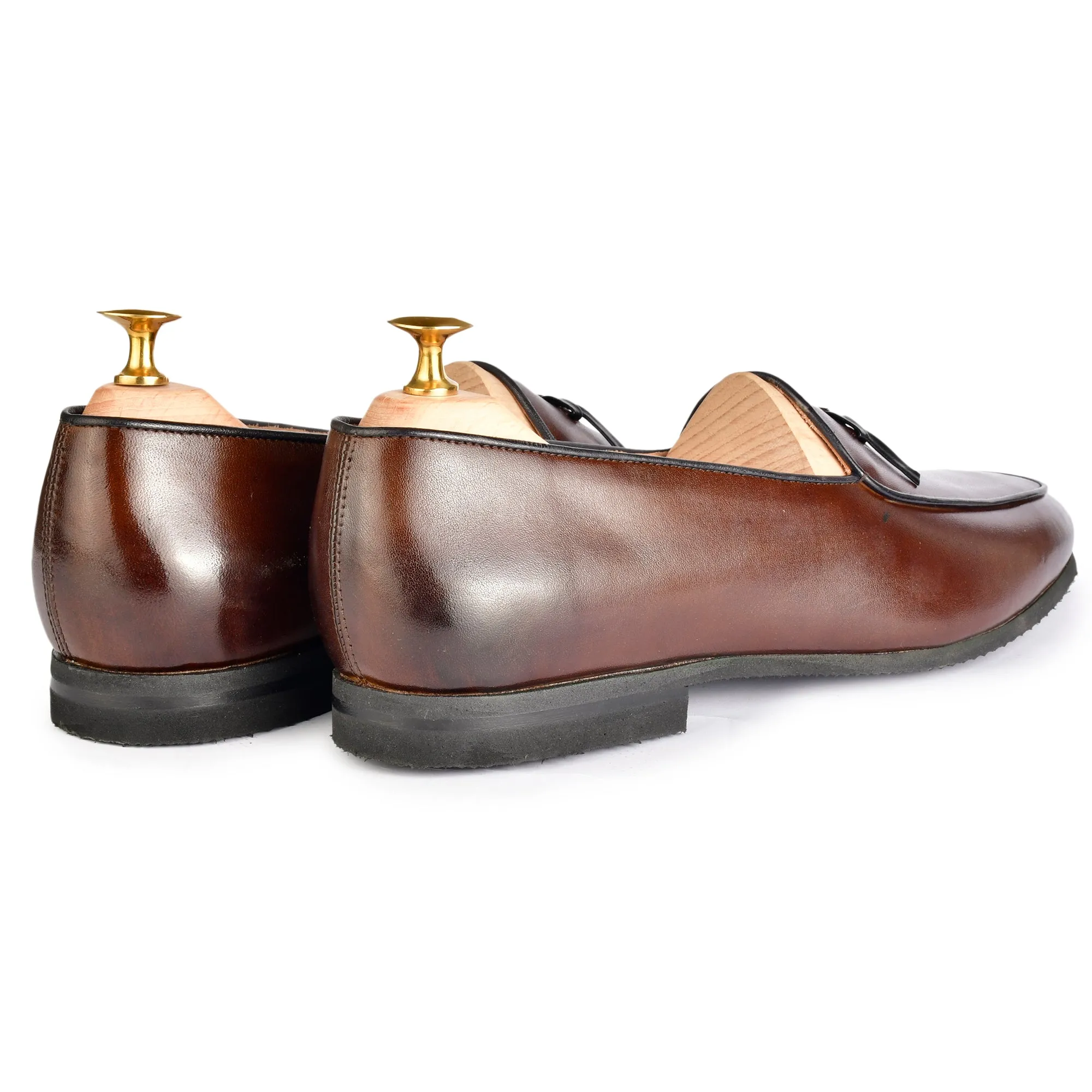 Brown Bowtie Loafers