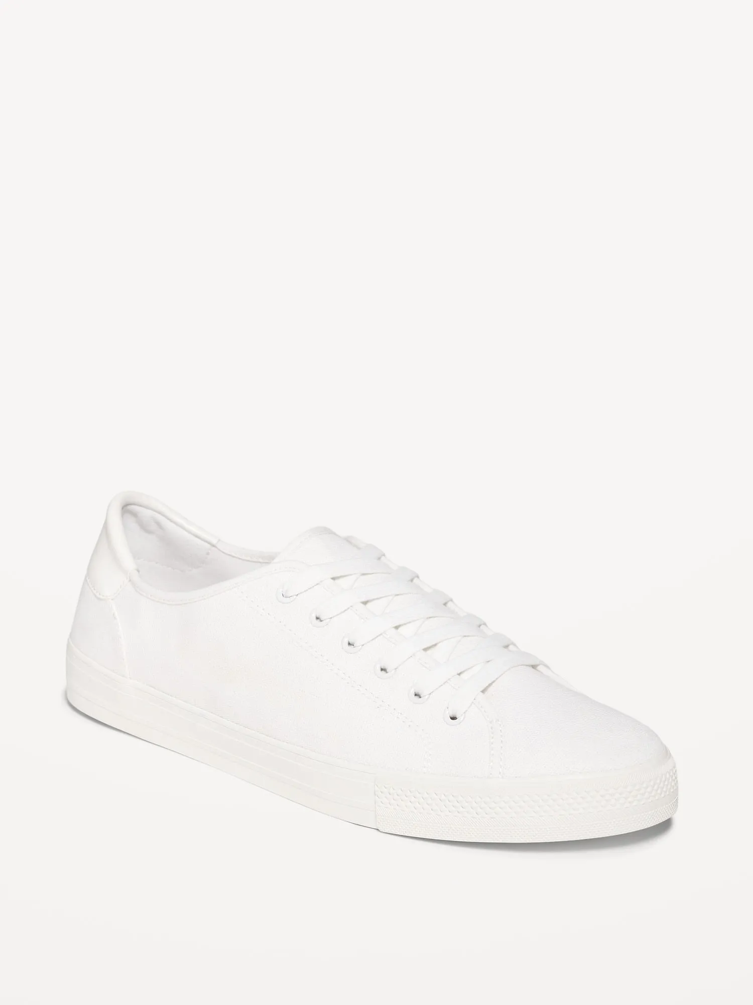 Canvas Lace-Up Sneakers for Men