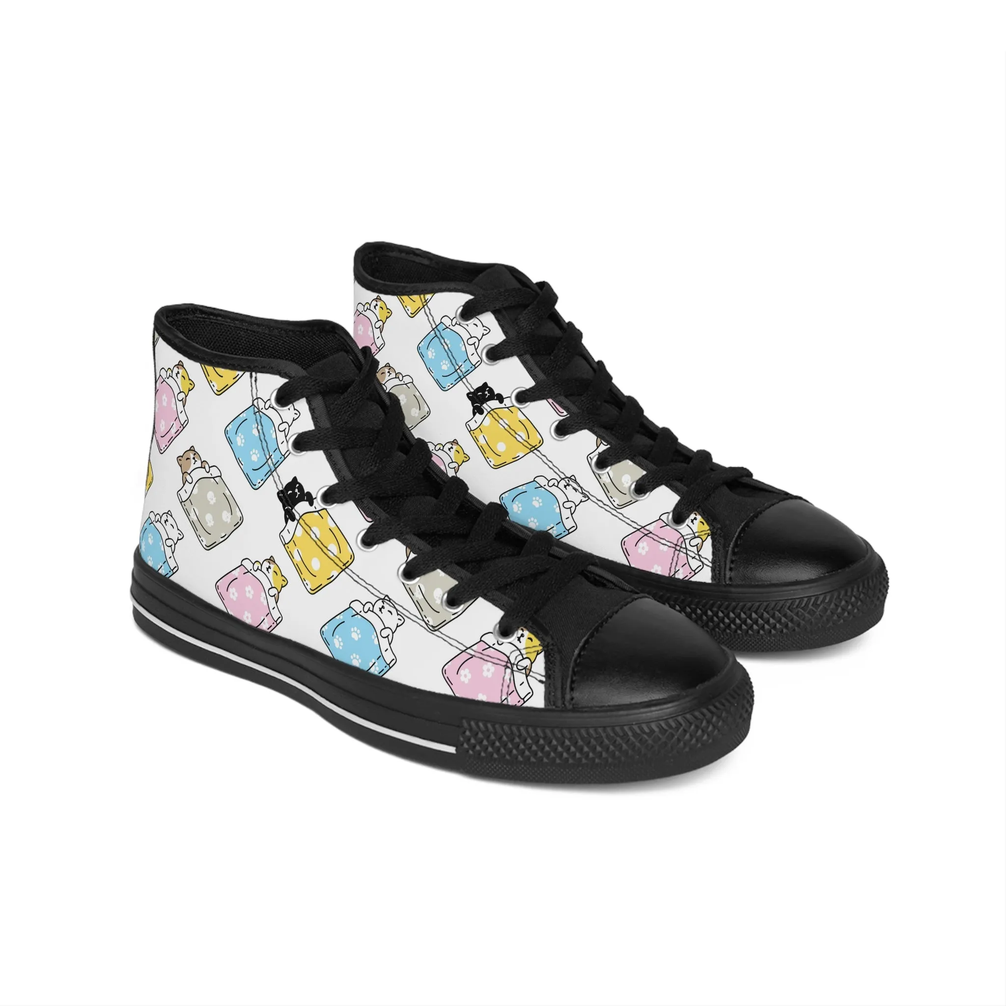Cat and Sleeping Bags Women's Classic Sneakers