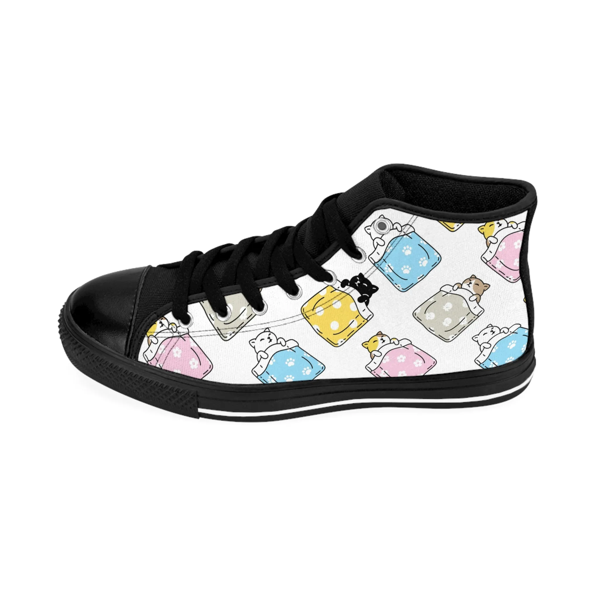 Cat and Sleeping Bags Women's Classic Sneakers