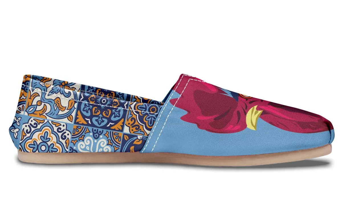 Ceramic Roosters Casual Shoes