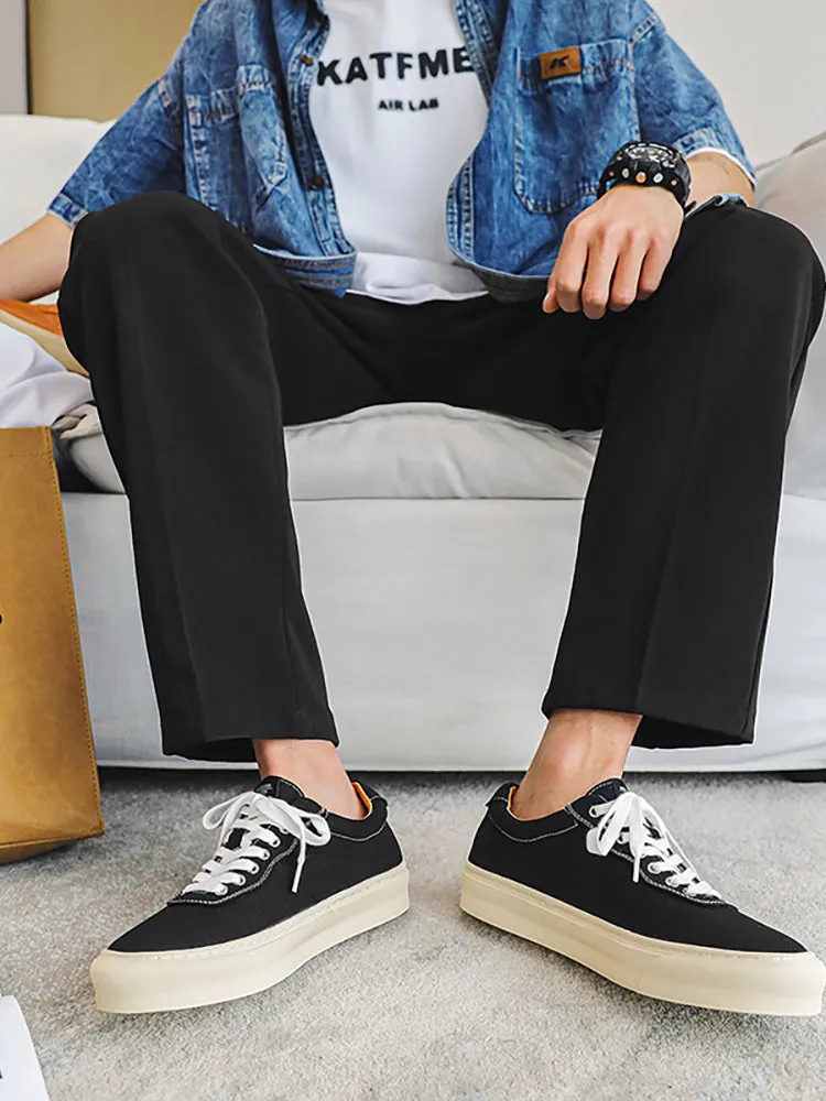 Chic Men'S Low Canvas