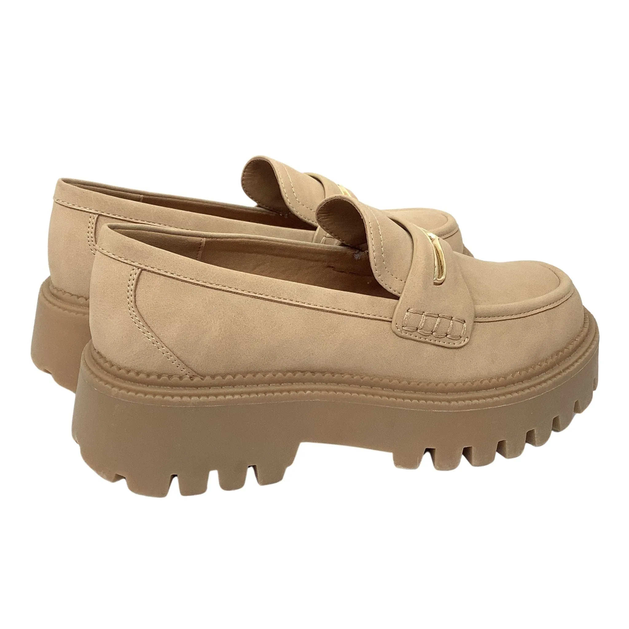 Chunky Lug Sole Loafers