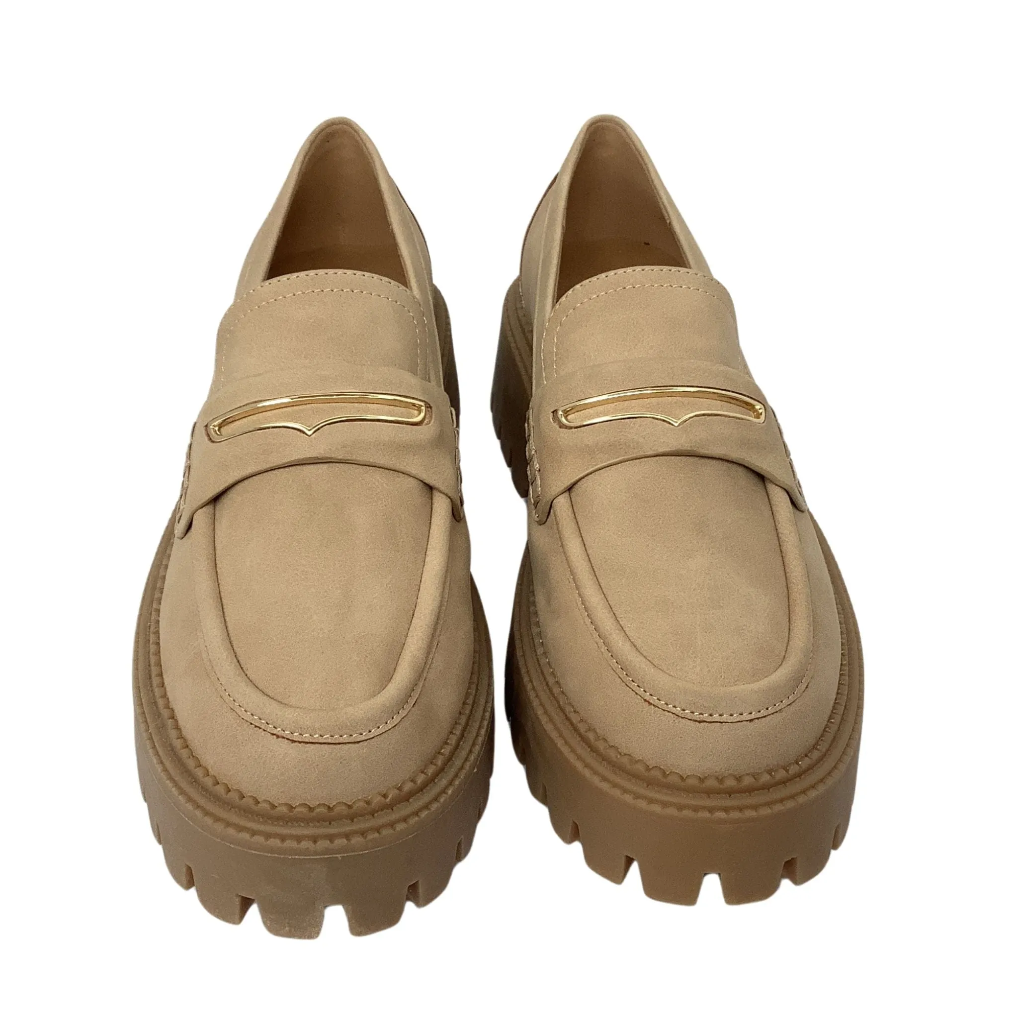 Chunky Lug Sole Loafers