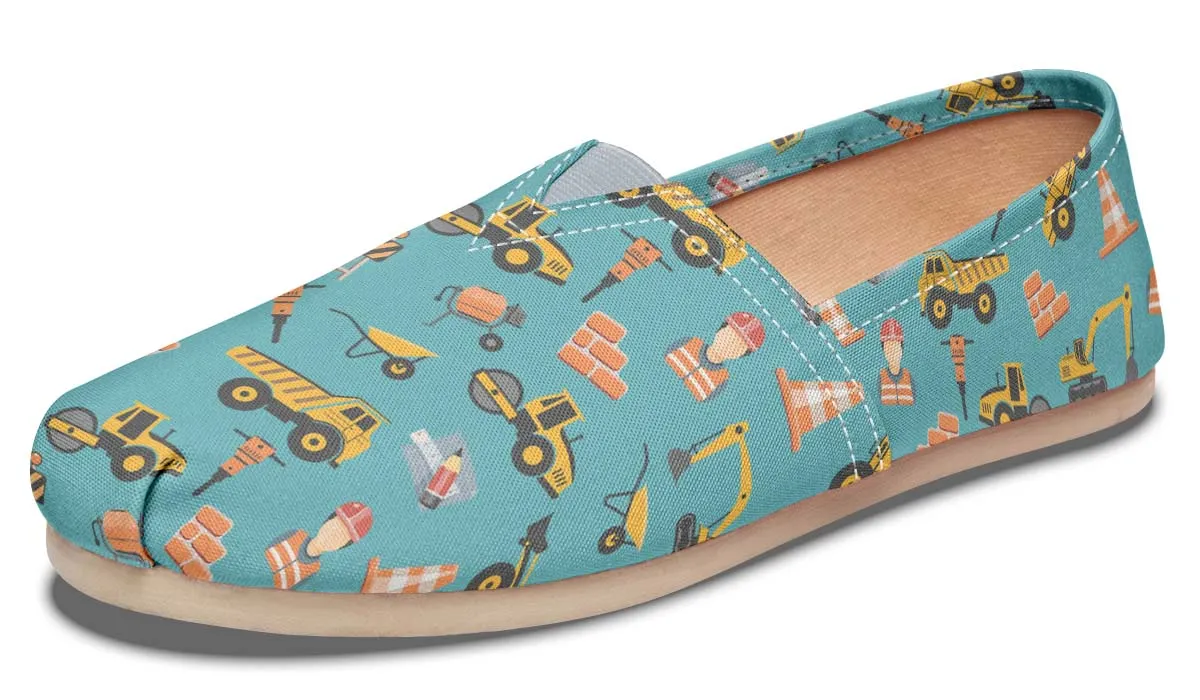 Construction Pattern Casual Shoes