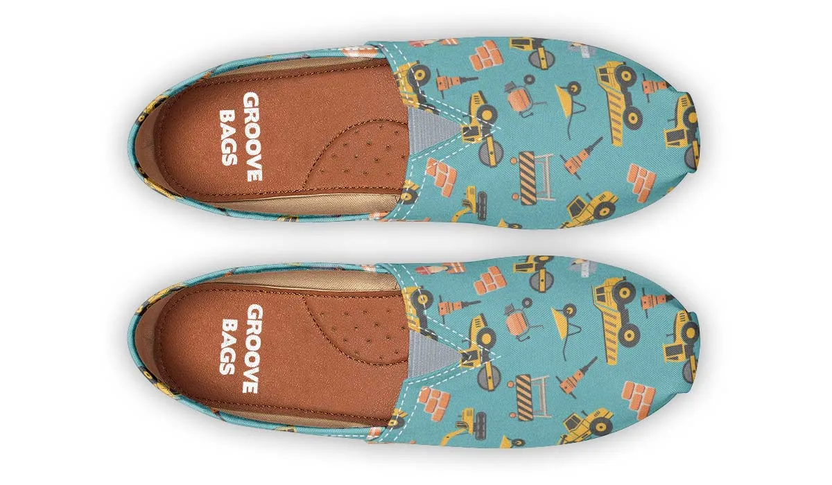 Construction Pattern Casual Shoes