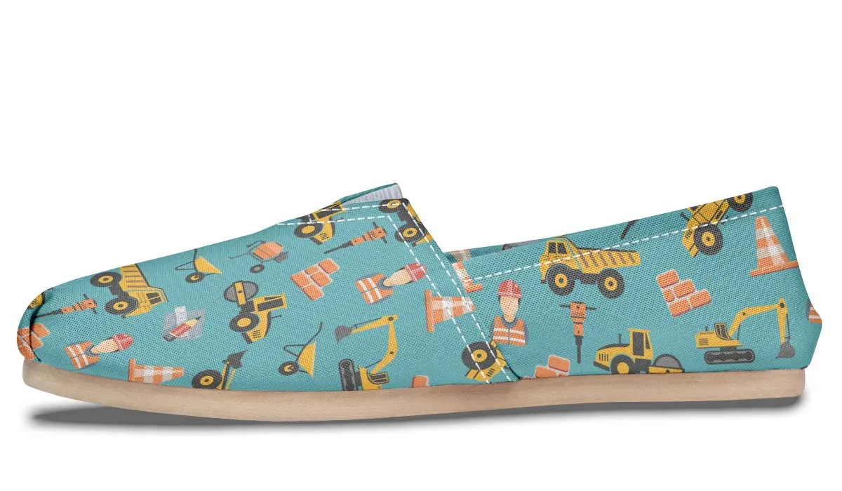 Construction Pattern Casual Shoes