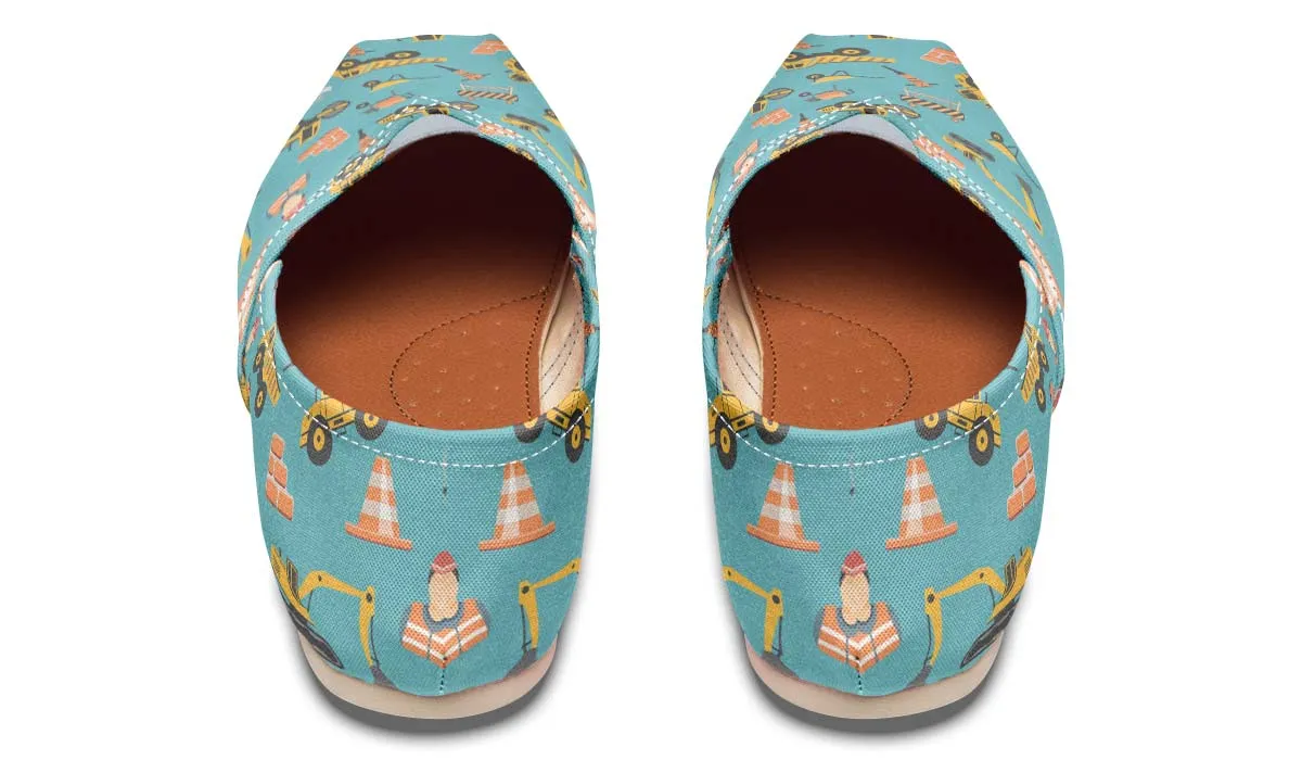 Construction Pattern Casual Shoes