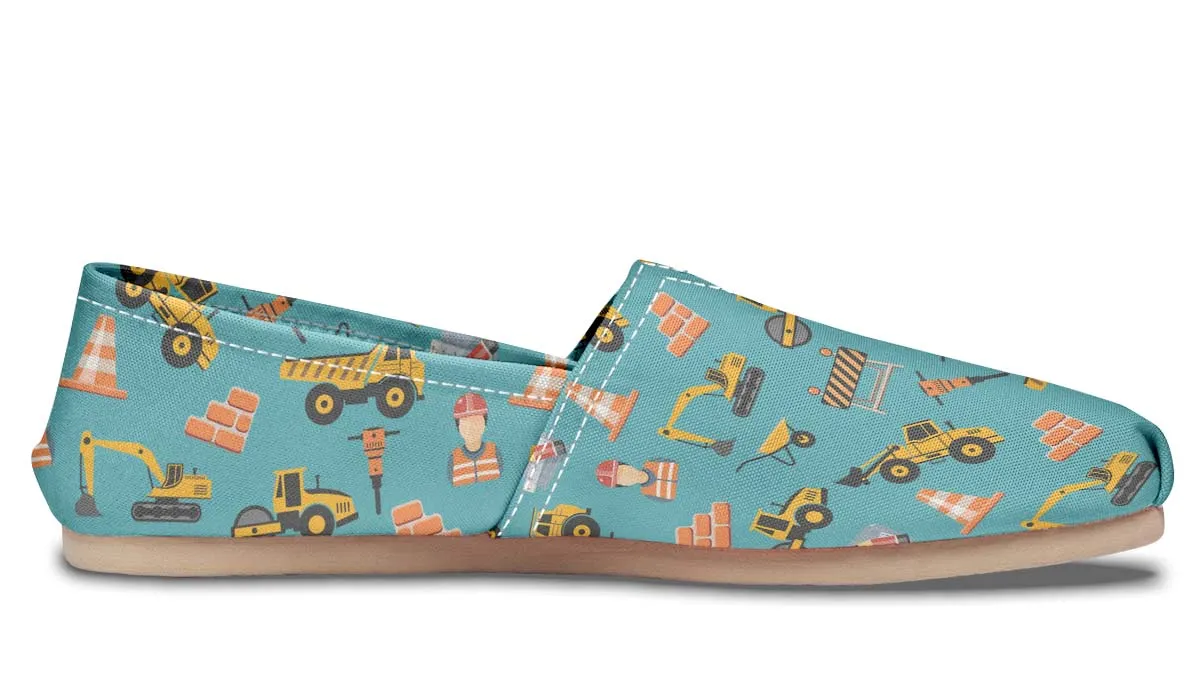 Construction Pattern Casual Shoes