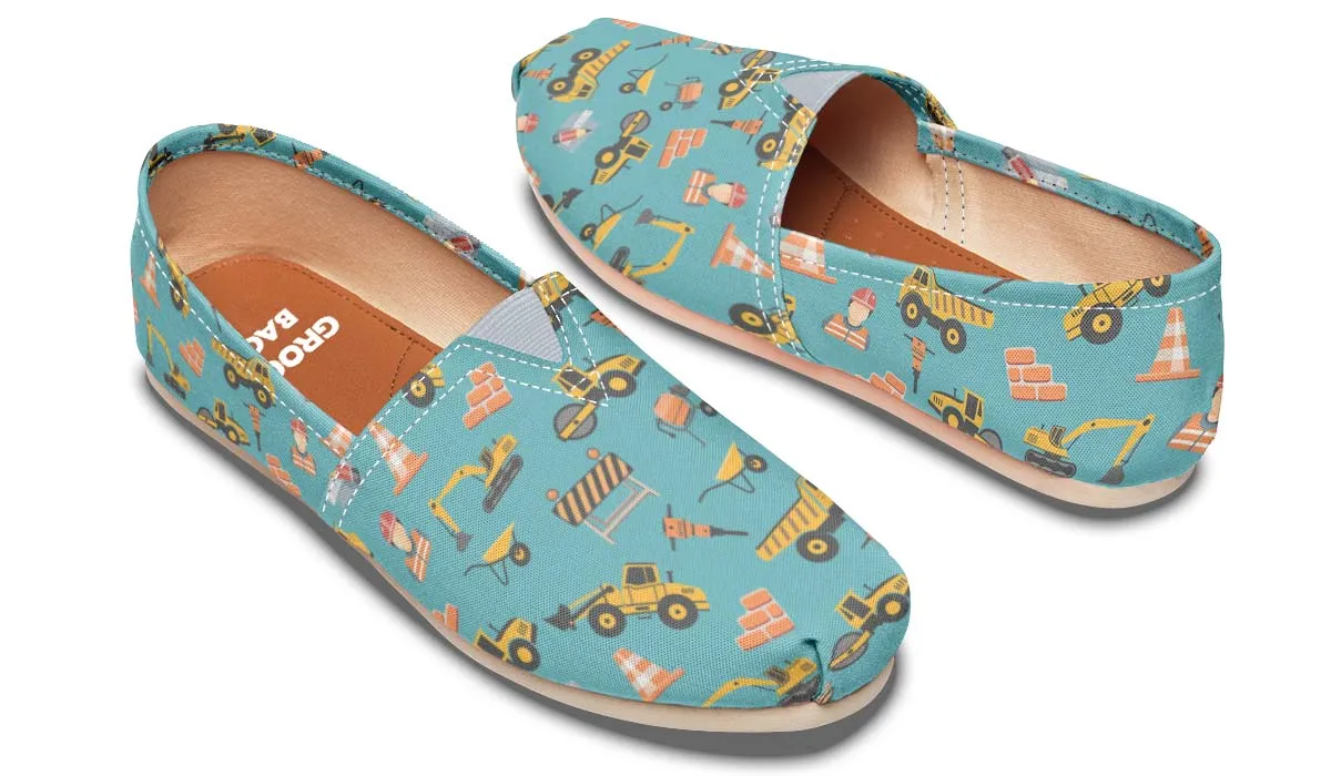 Construction Pattern Casual Shoes
