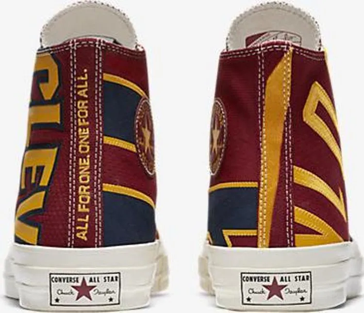 Converse Chuck Taylor All Star Premium Hi Cleveland Cavaliers Sneakers, Red