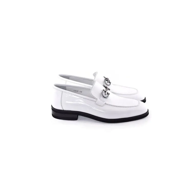 Corrente 7249 Men's Shoes Calf-Skin Leather Formal Horsebit Loafers (CRT1514)