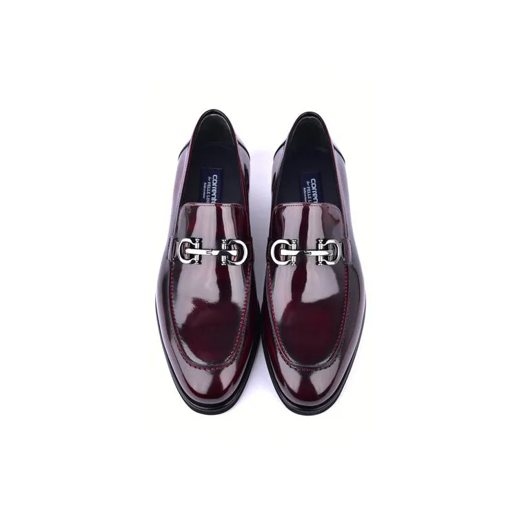 Corrente 7249 Men's Shoes Calf-Skin Leather Formal Horsebit Loafers (CRT1514)