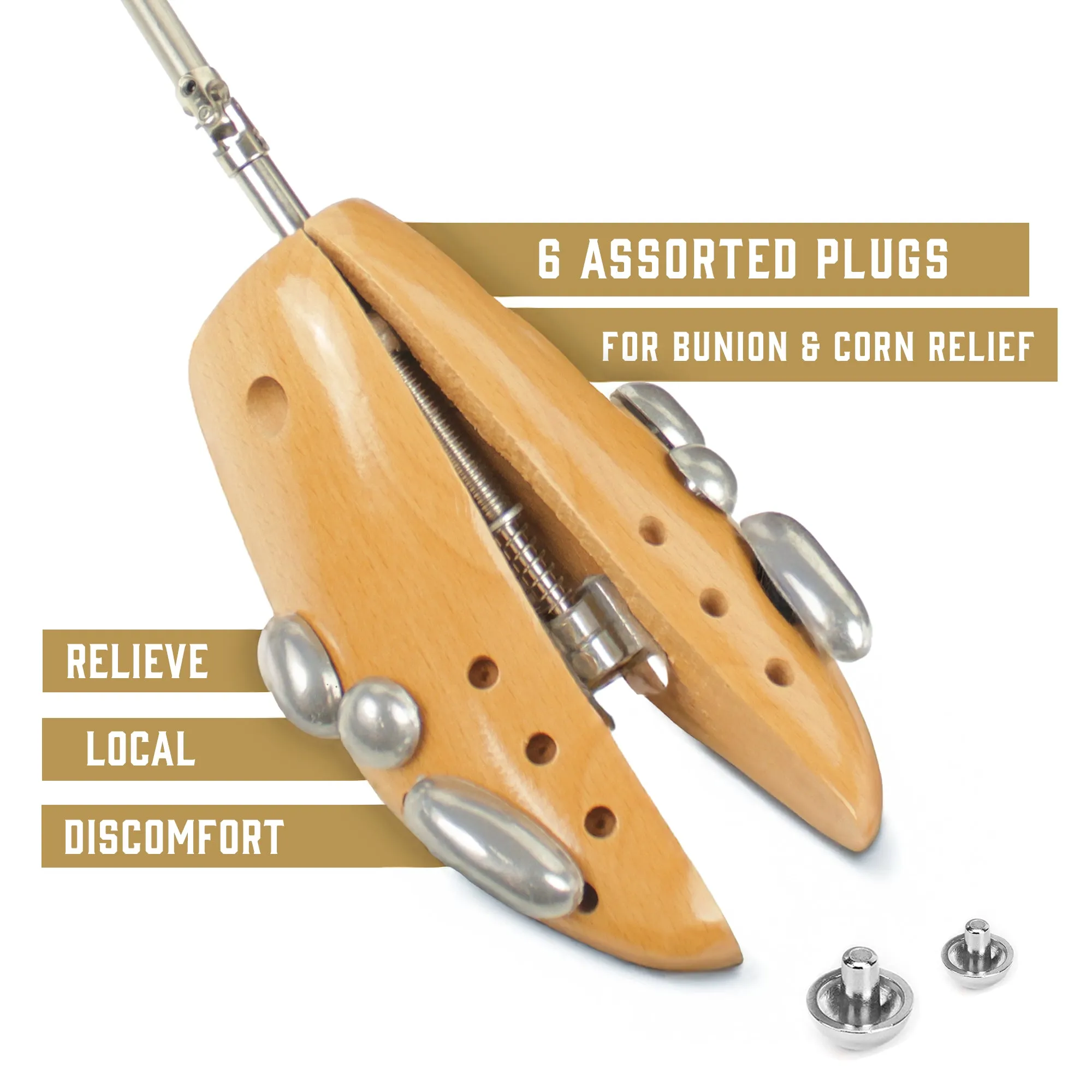 Eagle Premium Professional Boot Width Stretcher, Adjustable Boot Stretcher for Wide Feet Men & Women