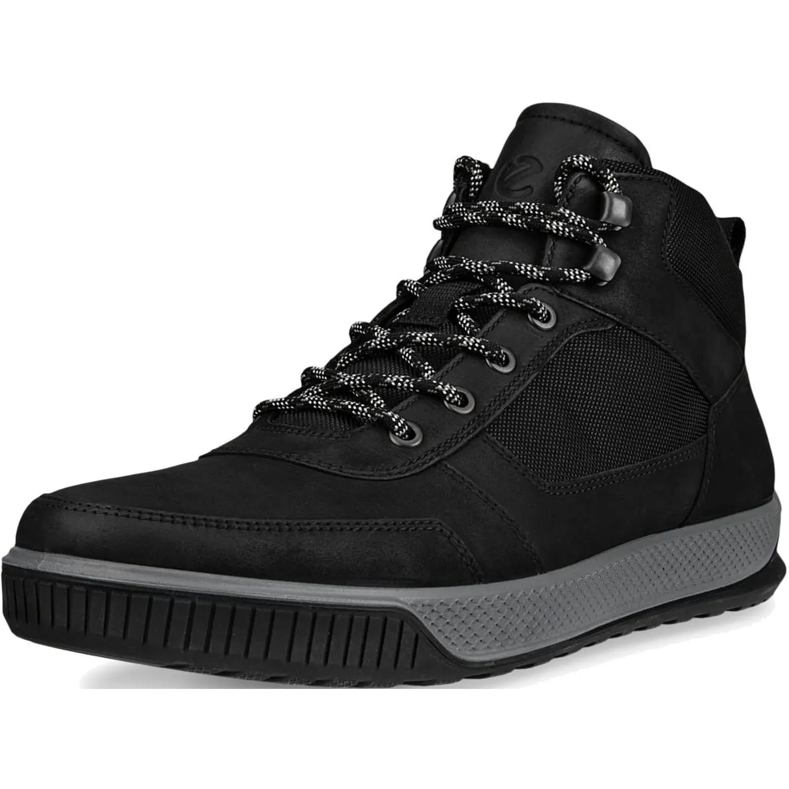 Ecco Mens Byway Tred Wool Lined Nubuck  Ankle Boots