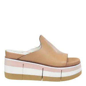 FLOW PLATFORM SANDAL by NAKED FEET - ECRU