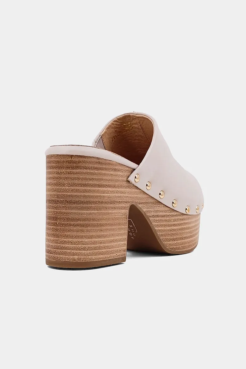 GIGI HEELED MULE
