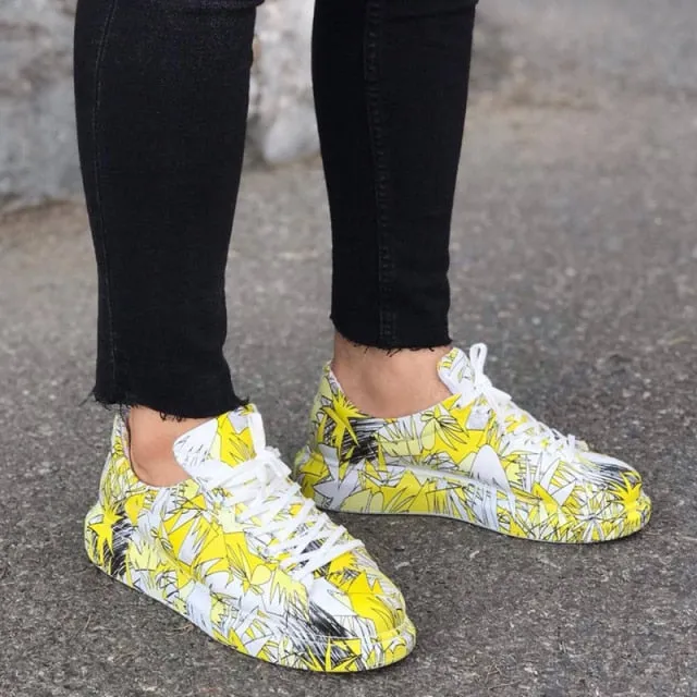 Graffiti Pattern Skateboard Orthopedic Couples Lovers Sport Fashion Running