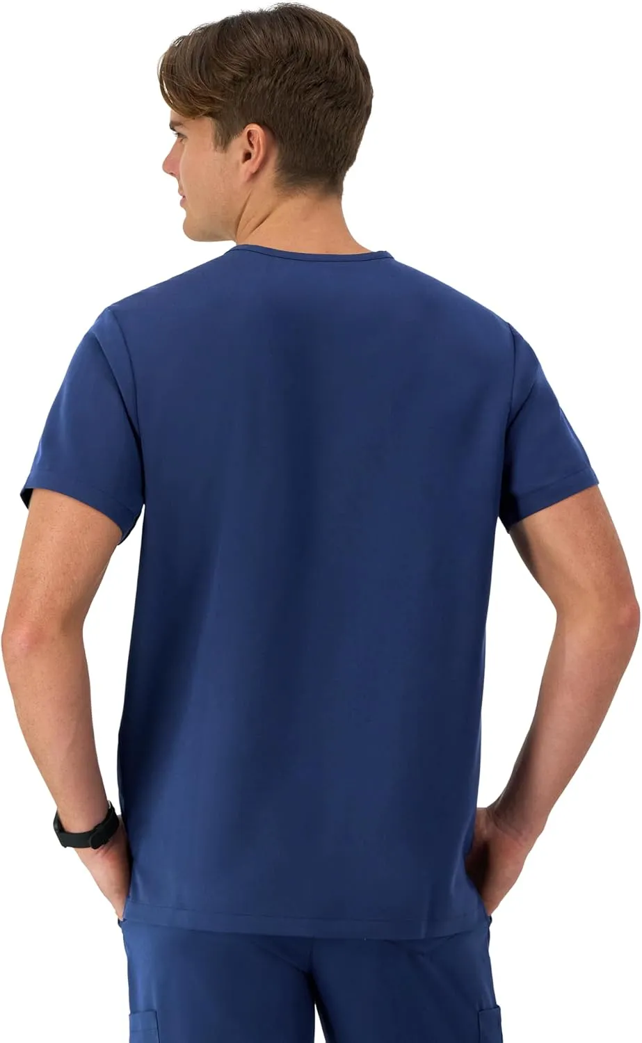 Hanes Healthcare Top, Moisture-Wicking Stretch Scrub Shirts for Men, Odor Control
