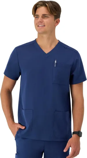 Hanes Healthcare Top, Moisture-Wicking Stretch Scrub Shirts for Men, Odor Control