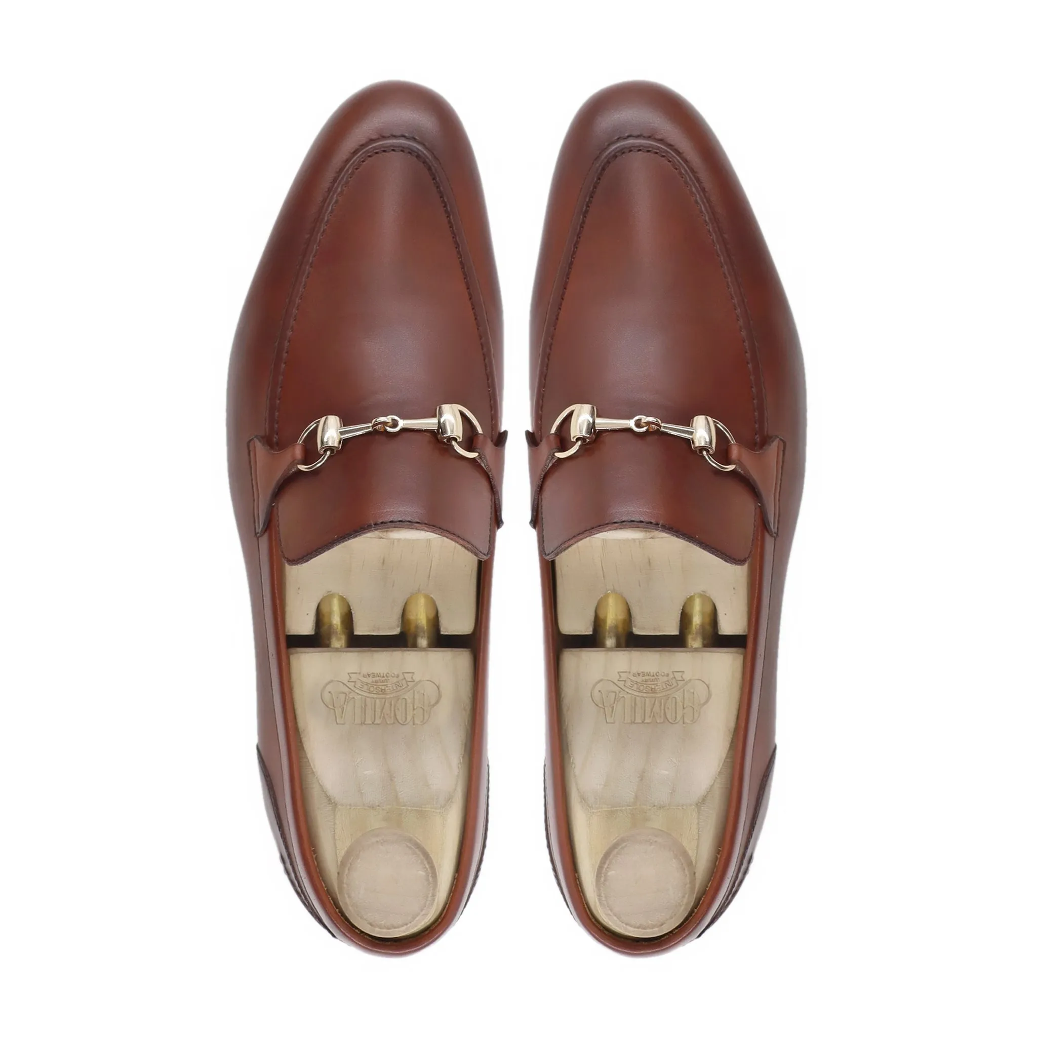 Hantom - Men's Brown Calf Leather Loafer