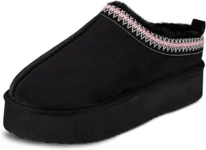 Jessica Simpson Women??s and Girl??s Indoor/Outdoor Platform Clog Slipper - Mommy & Me Size Options