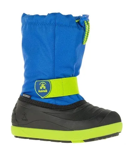 Kamik Jet Snow Boots - Blue/Lime