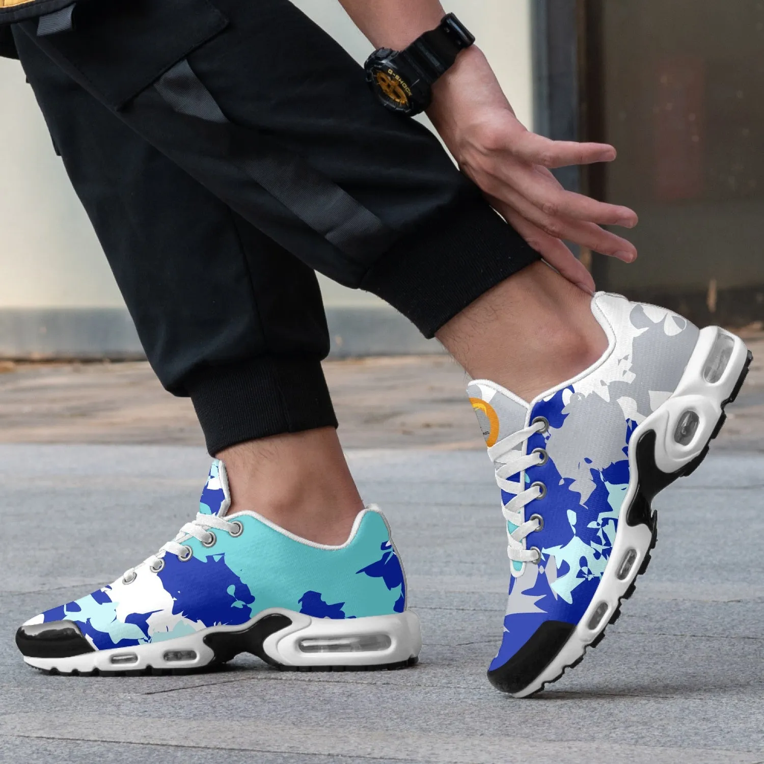 Kicxs DAL Camo Men's Bounce Mesh Knit Sneakers