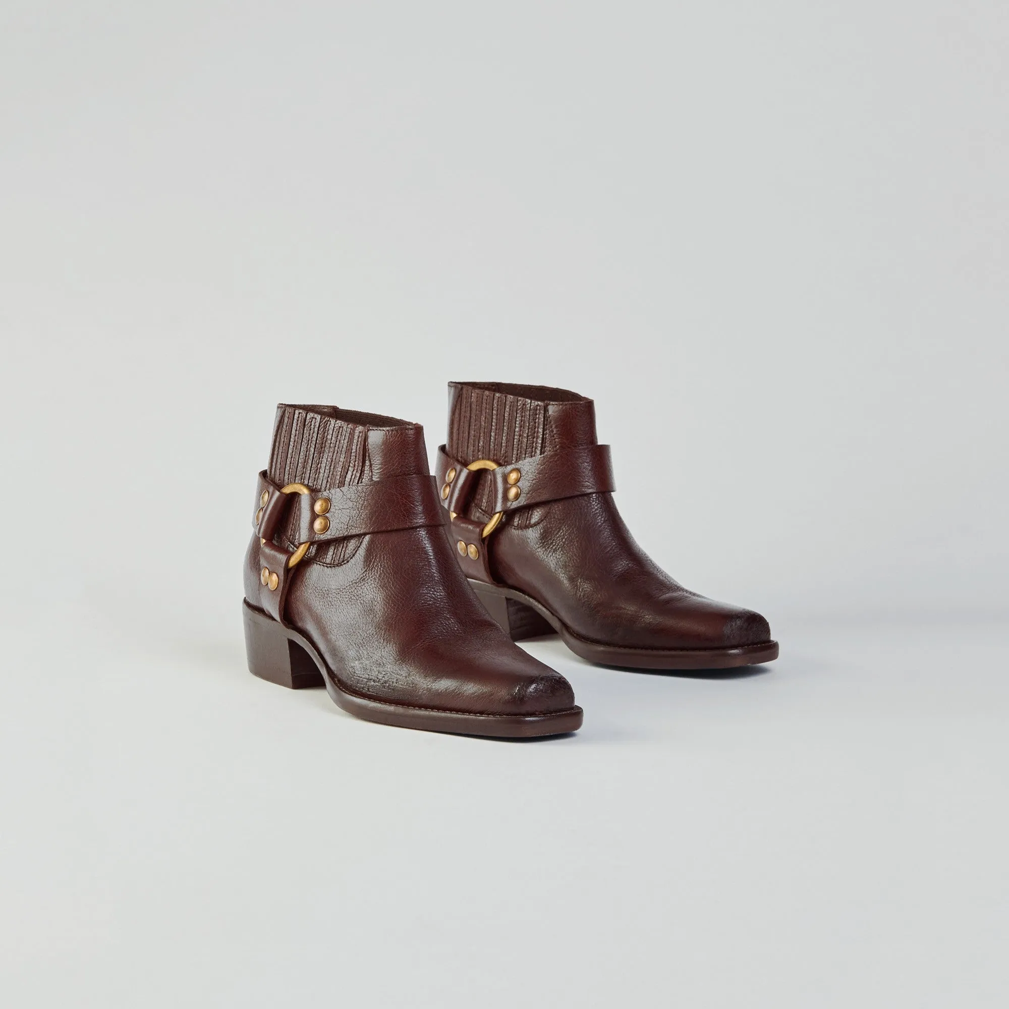 Leather Boots - Brown