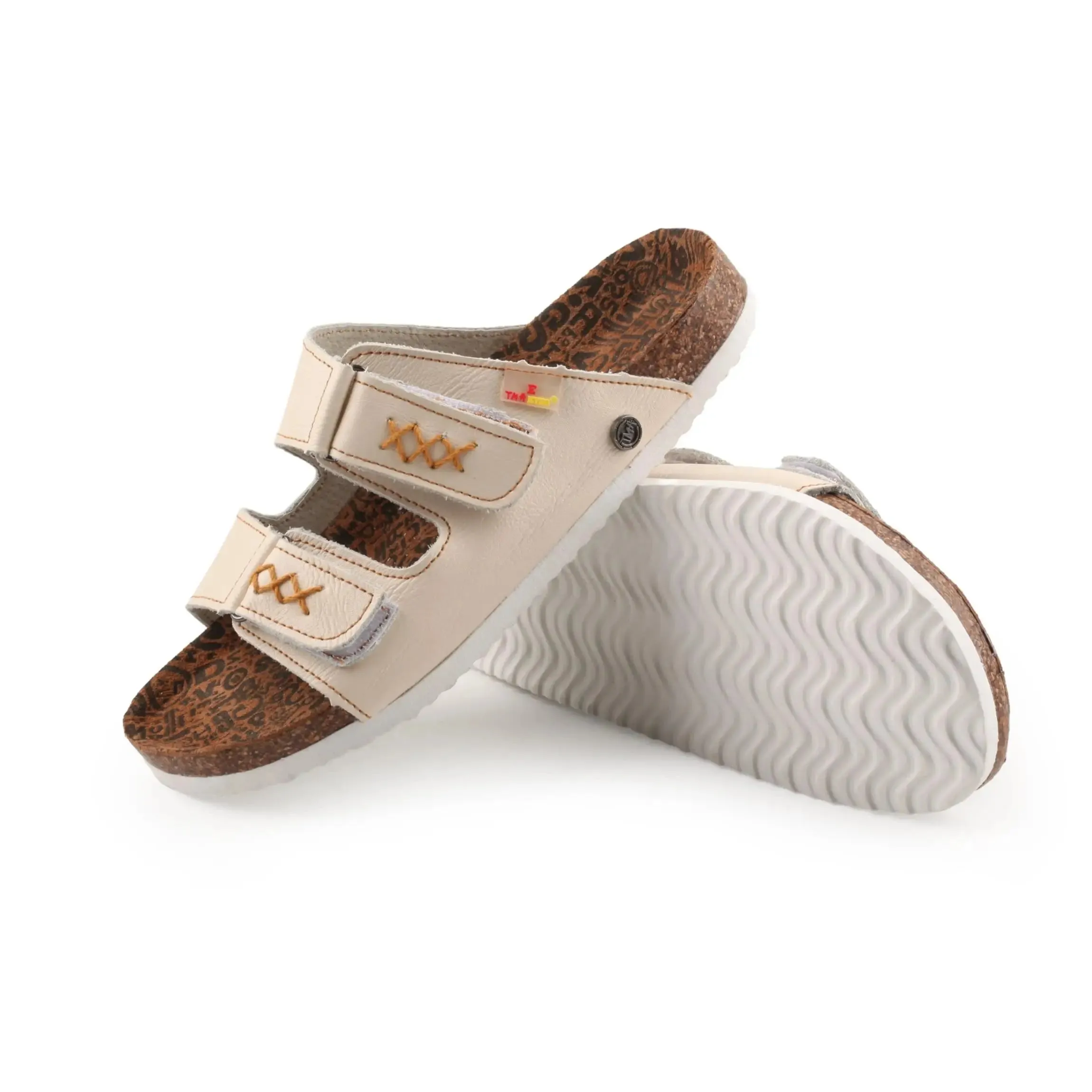 Luxury Step - High-Quality Genuine Leather p Retro Stitch Sandals For Women