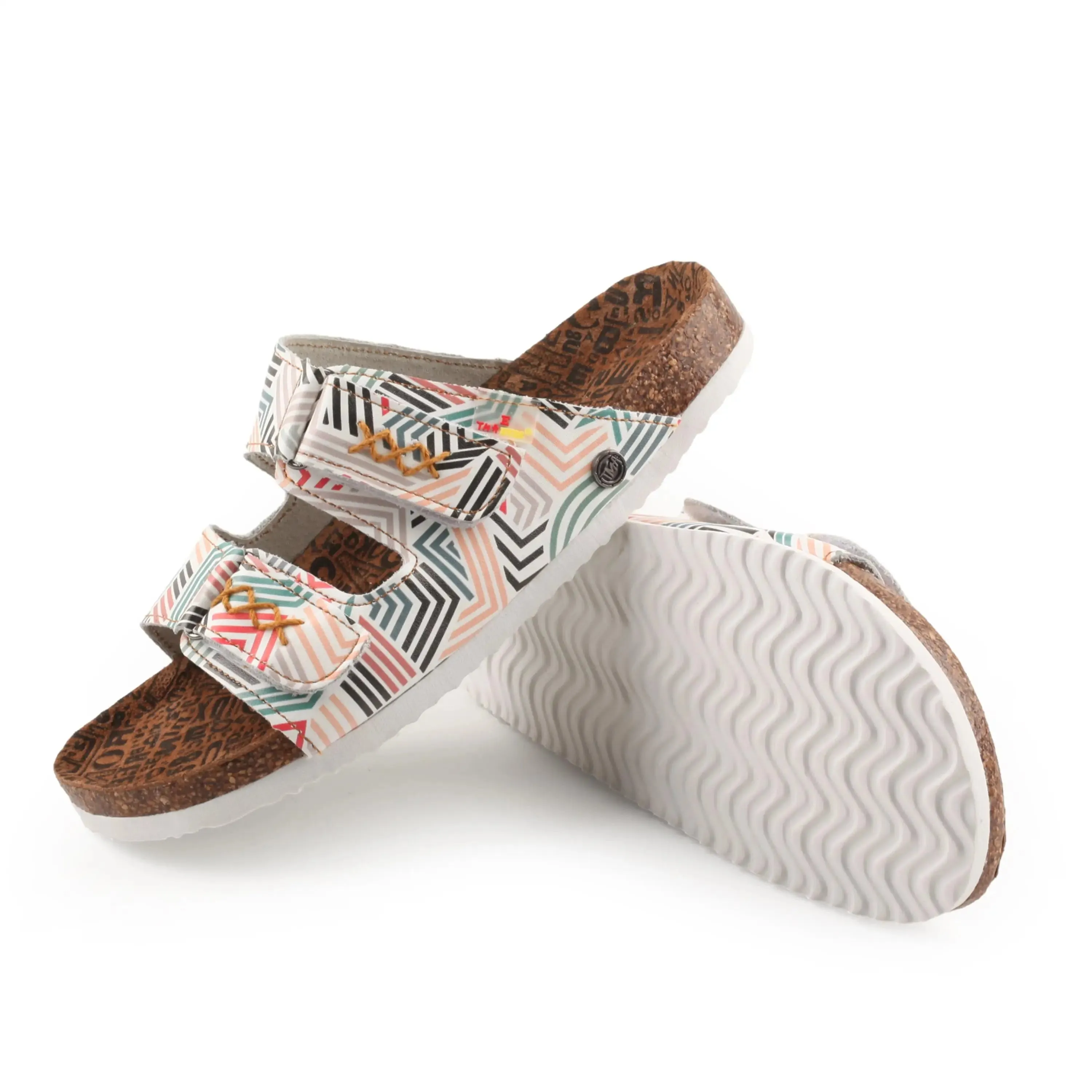 Luxury Step - High-Quality Genuine Leather p Retro Stitch Sandals For Women