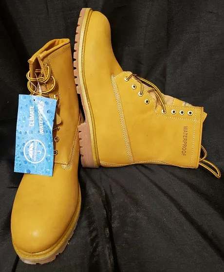 Marshall -- Men's 8" Insulated Waterproof Work Boot -- Wheat Nubuck