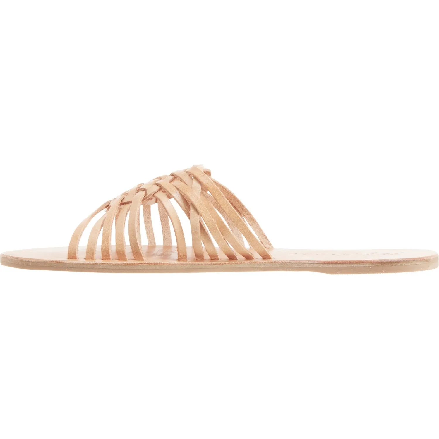 Matisse Women's Fred Woven Leather Flat Slip On Sandals