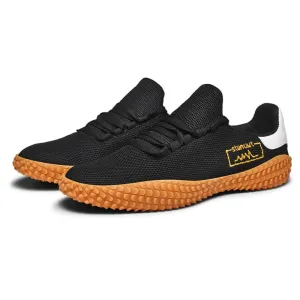 Men’s Sneakers Barefoot Lightweight Shoes - Black Size US11.5 = EU47