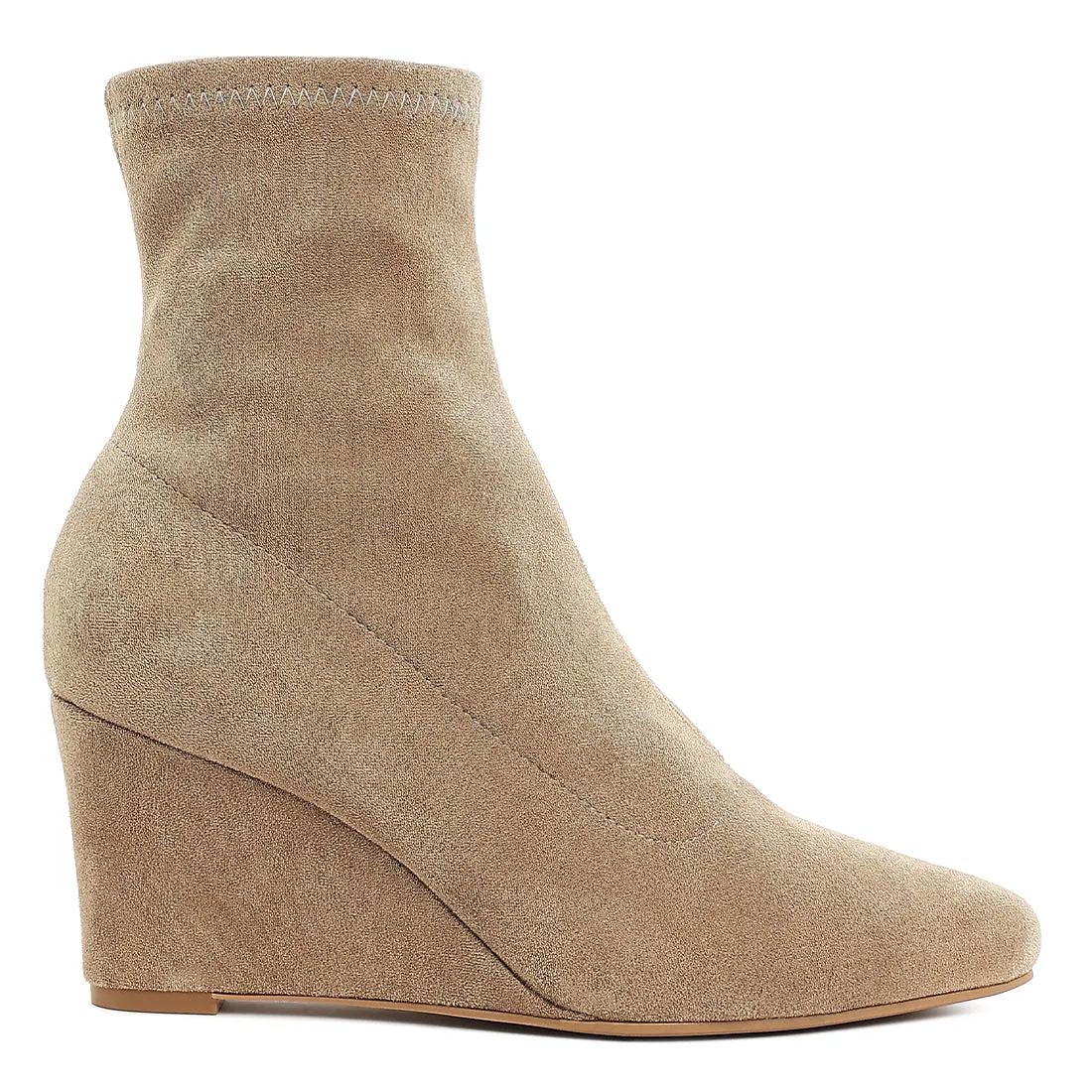 Microfiber Wedge Sock Boots