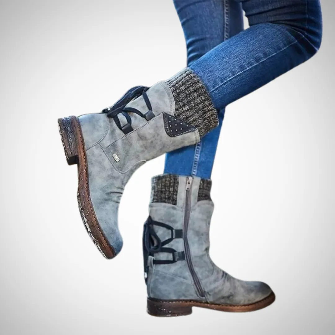 Monique Vegan Leather Cowboy Boots