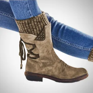 Monique Vegan Leather Cowboy Boots